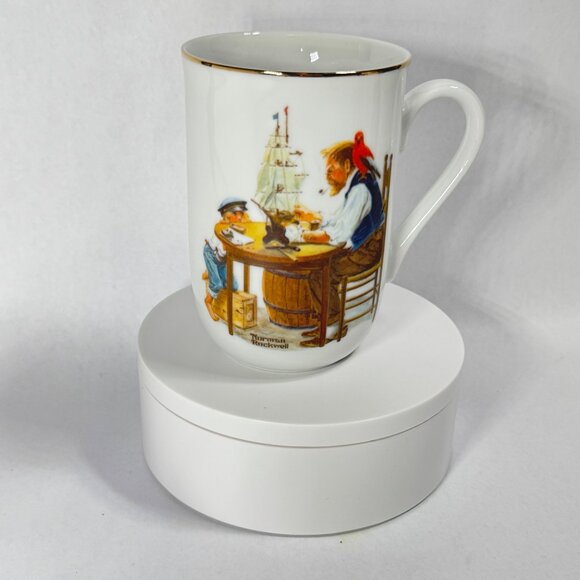 Norman Rockwell Museum Collection 4-Piece Mug Set Featuring Timeless Scenes - Picture 16 of 16